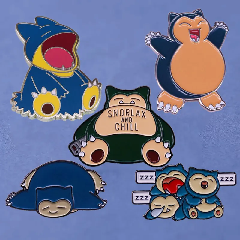 Kawaii Pokemon Snorlax Hard Enamel Pins Collect Cute Snorlax And Chill Metal Cartoon Brooch Backpack Hat Bag Collar Lapel Badges
Kawaii Pokemon Snorlax Hard Enamel Pins Collect Cute Snorlax And Chill Metal Cartoon Brooch Backpack Hat Bag Collar Lapel Badges