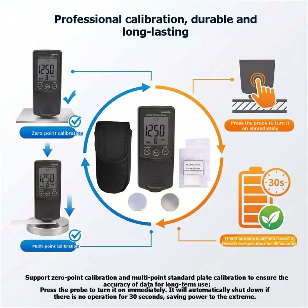 DT85 HOT CM8801FN Car Paint Thickness Tester Auto Film Coating Thickness Gauge Meter Handheld Digital Coating Thickness Gauge
DT85 HOT CM8801FN Car Paint Thickness Tester Auto Film Coating Thickness Gauge Meter Handheld Digital Coating Thickness Gauge
