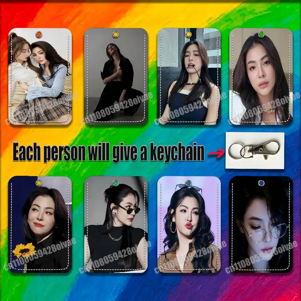 F-Faye Peraya Malisorn Y-Yoko Apasra For ID Clips Credit Bank Bag Bus Meal Card Holder Cover Pocket Ornament Keychain
F-Faye Peraya Malisorn Y-Yoko Apasra For ID Clips Credit Bank Bag Bus Meal Card Holder Cover Pocket Ornament Keychain