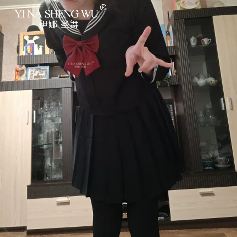 Костюм Jk для девочек больших размеров, японская корейская школьная форма, красный галстук, черный школьный костюм с короткими рукавами для средней школы, студенческий костюм, униформа моряка
Костюм Jk для девочек больших размеров, японская корейская школьная форма, красный галстук, черный школьный костюм с короткими рукавами для средней школы, студенческий костюм, униформа моряка