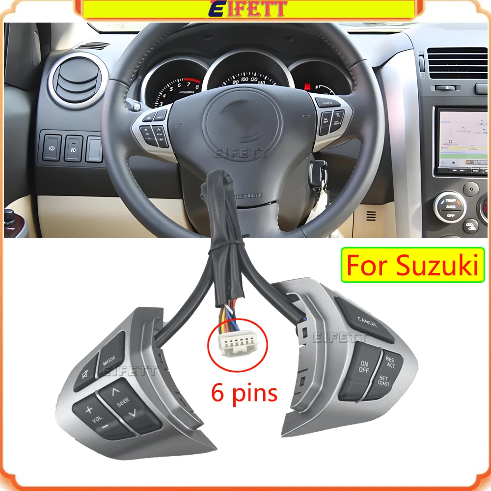 Кнопка круиз-контроля 1.6 MT, 3-дверная версия, регуляторы громкости аудиосистемы для Suzuki Grand Vitara 2006-2007
Кнопка круиз-контроля 1.6 MT, 3-дверная версия, регуляторы громкости аудиосистемы для Suzuki Grand Vitara 2006-2007