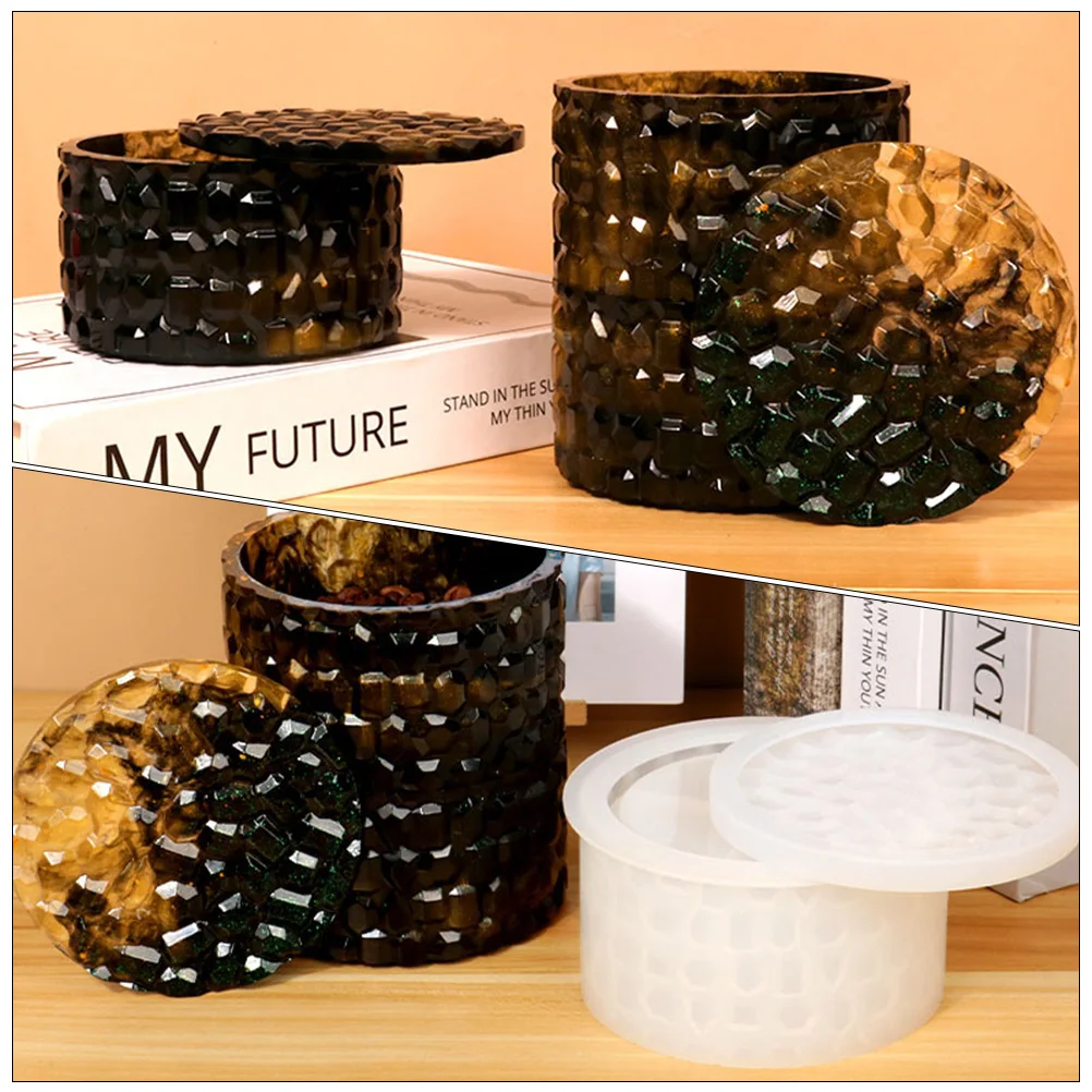 Коробка для хранения, круглая банка, литье, сделай сам, силиконовая форма для смолы, контейнер для безделушек, поделки
Коробка для хранения, круглая банка, литье, сделай сам, силиконовая форма для смолы, контейнер для безделушек, поделки