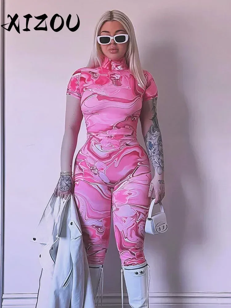 XIZOU Backless Jumpsuit Women Peach Buttocks Fitness Sporty Shorts Sleeve Summer Street Activity Casual Workout Overalls
XIZOU Backless Jumpsuit Women Peach Buttocks Fitness Sporty Shorts Sleeve Summer Street Activity Casual Workout Overalls