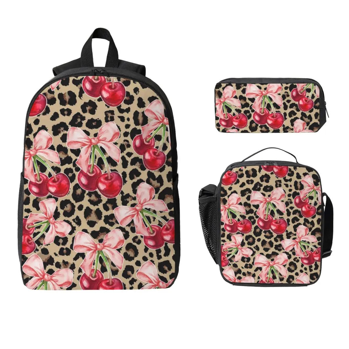 Cherry Backpack Boys Girls BookBag School Bag Laptop Shoulder Bags 3ps Insulated Lunch Bag Pencil Case
Cherry Backpack Boys Girls BookBag School Bag Laptop Shoulder Bags 3ps Insulated Lunch Bag Pencil Case