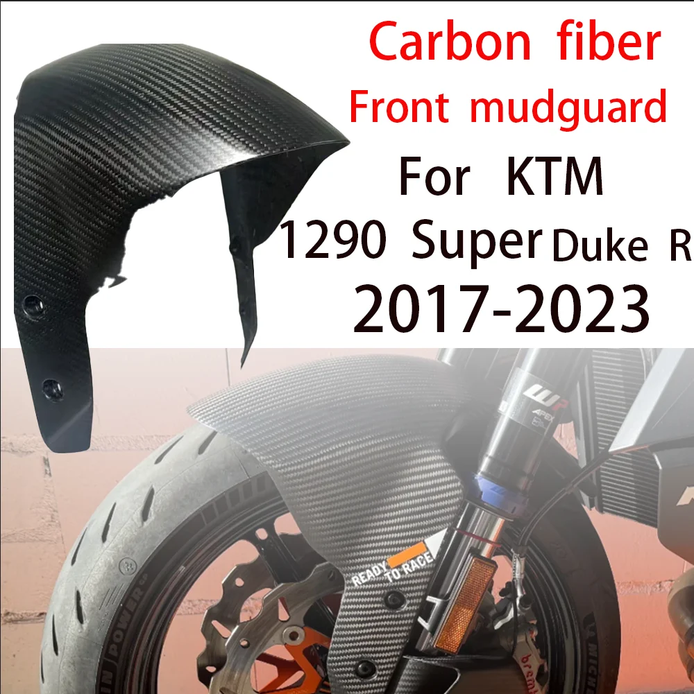 For KTM SUPERDUKE 1290 R Super Duke R 2020-2022 100% 3K carbon fiber front fender splash proof water wheel fender fairi
For KTM SUPERDUKE 1290 R Super Duke R 2020-2022 100% 3K carbon fiber front fender splash proof water wheel fender fairi