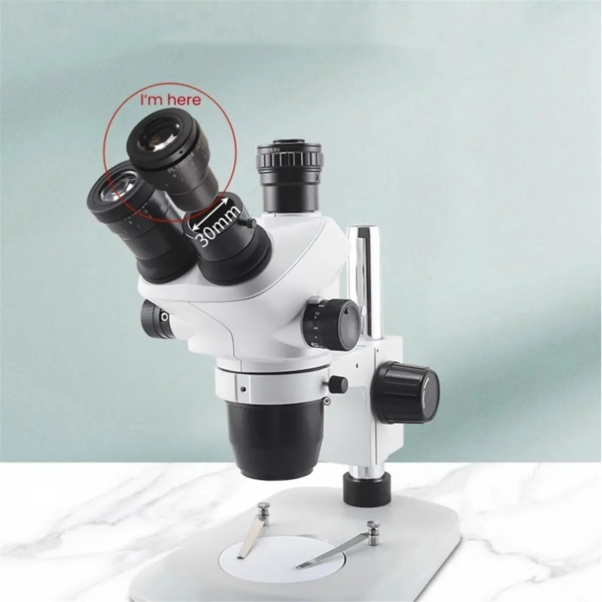 Stereo Microscope PL10X Wide Angle Eyepiece Eye Point 30mm Diopter Adjustable for Replacement
Stereo Microscope PL10X Wide Angle Eyepiece Eye Point 30mm Diopter Adjustable for Replacement