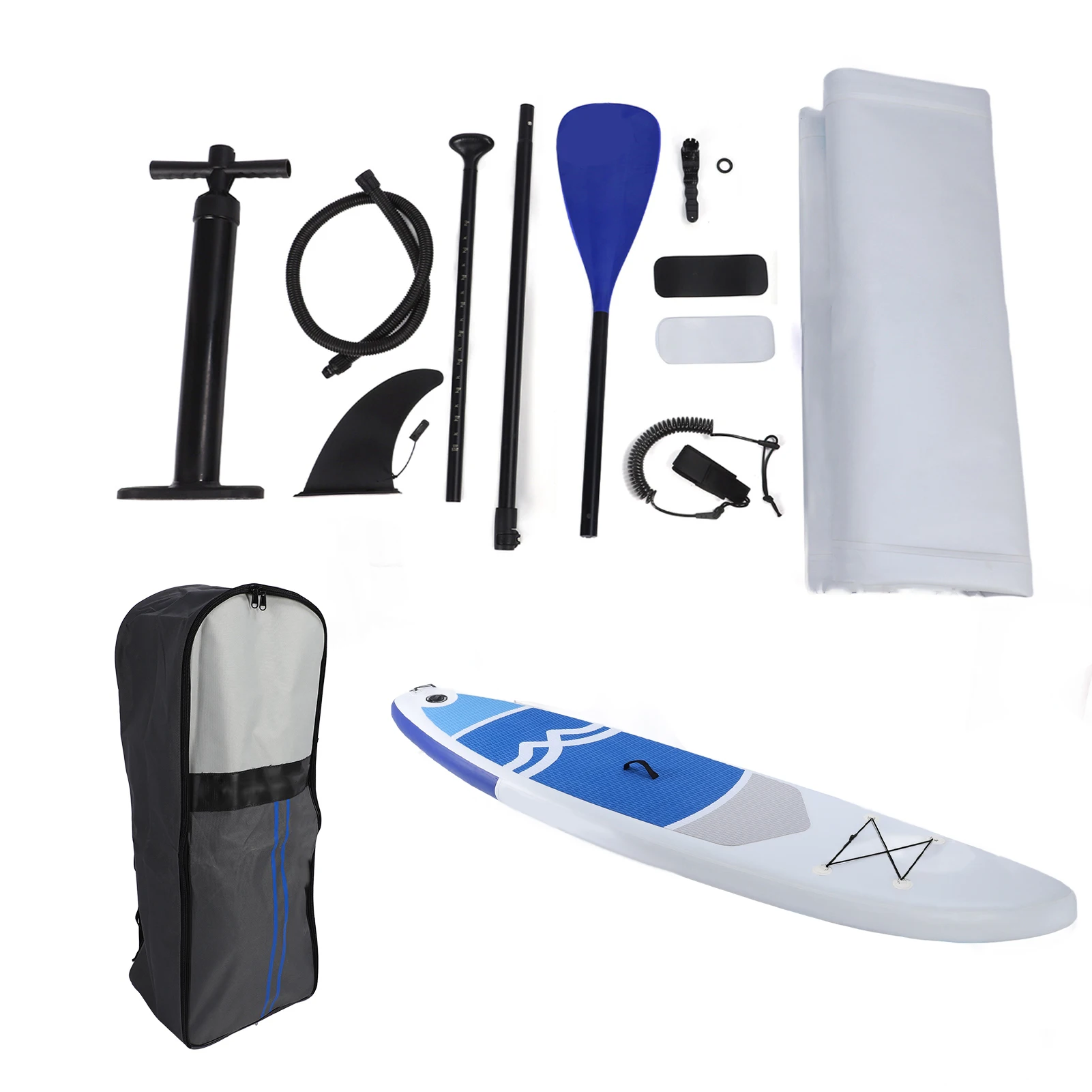 Inflatable Stand Up Paddle Board Non-Slip for All Skill Levels Surf Board with Air Pump Carry Bag Leash Standing Boat for Youth
Inflatable Stand Up Paddle Board Non-Slip for All Skill Levels Surf Board with Air Pump Carry Bag Leash Standing Boat for Youth