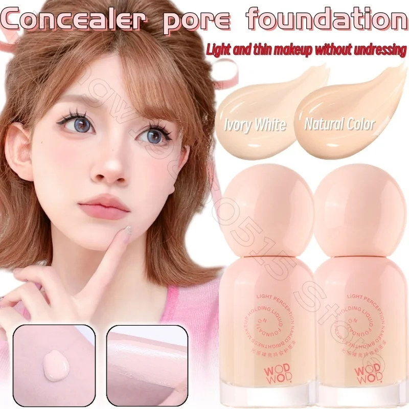 WODWOD Flawless Makeup Cream Skin Foundation 30g Clear Makeup Concealer Invisible Pores Thin and Dry Foundation
WODWOD Flawless Makeup Cream Skin Foundation 30g Clear Makeup Concealer Invisible Pores Thin and Dry Foundation