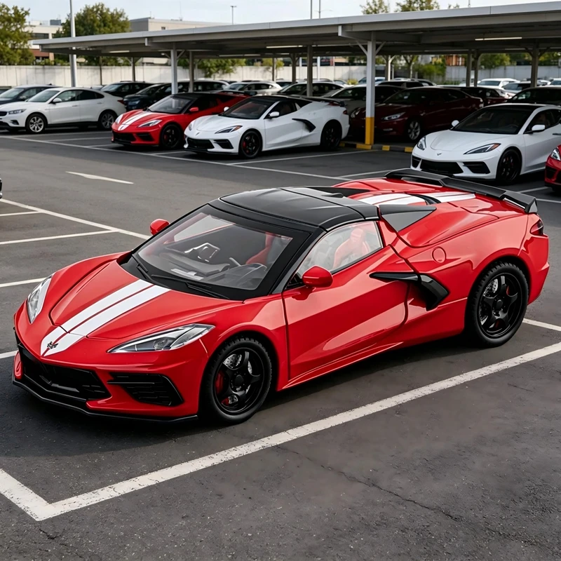 1:22 simulation Chevrolet Corvette C8 alloy car model doors and the front hood and trunk door can be opened rich in details
1:22 simulation Chevrolet Corvette C8 alloy car model doors and the front hood and trunk door can be opened rich in details