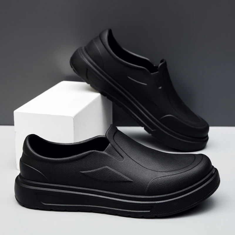 Chef Shoes Hole Shoes Waterproof Slipper Slippers for Men Soft and Comfortable All Season Thick Bottom Kitchen Wear-resistant
Chef Shoes Hole Shoes Waterproof Slipper Slippers for Men Soft and Comfortable All Season Thick Bottom Kitchen Wear-resistant