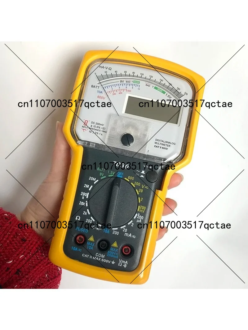 KT7030 Dual Display Digital Multimeter with Static Digital and Dynamic Pointer for Accurate Voltage Resistance Testing
KT7030 Dual Display Digital Multimeter with Static Digital and Dynamic Pointer for Accurate Voltage Resistance Testing