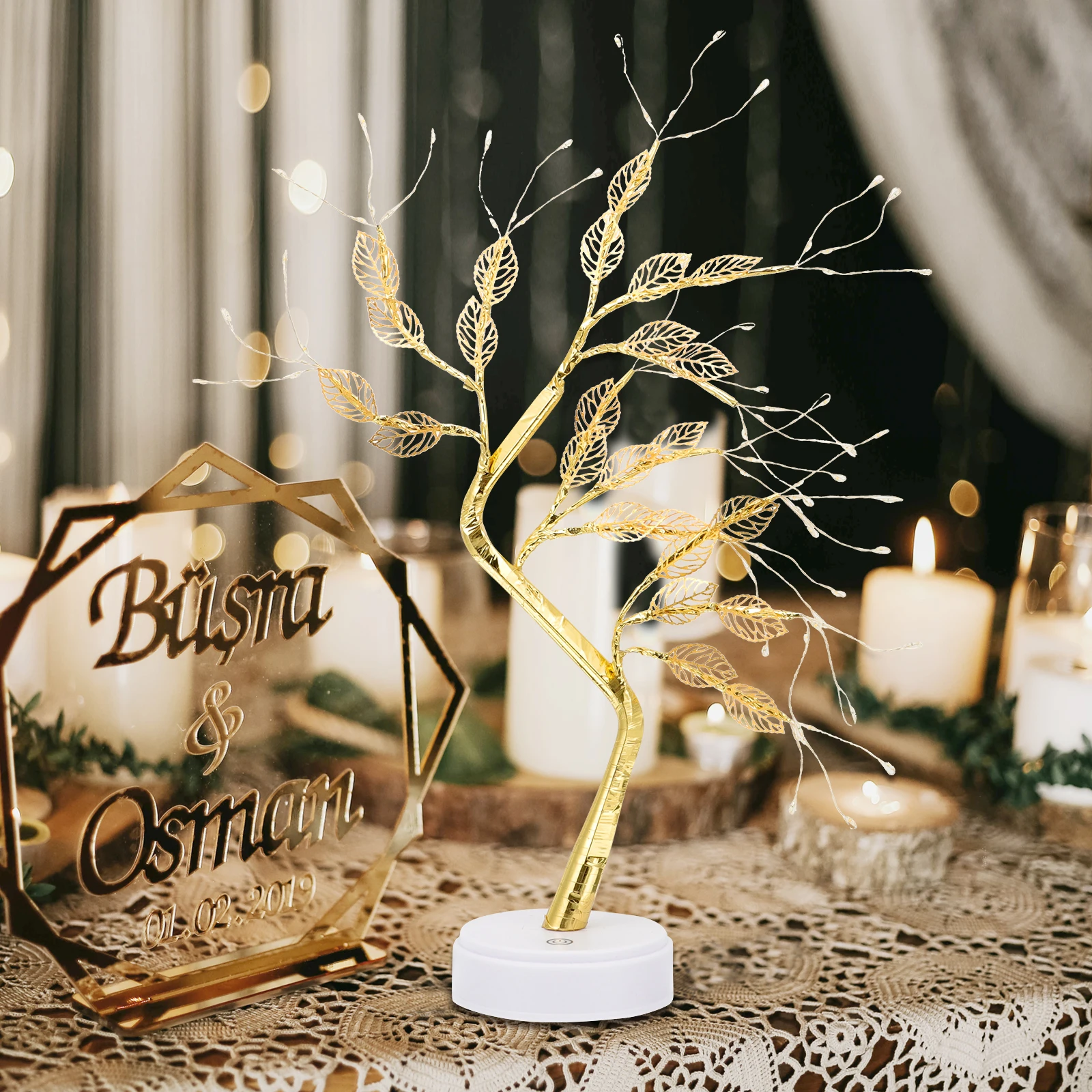 Miniature Artificial Tree Lamp Small Night Light Plastic LED Bedroom Table Desk Light Pre Lit Branches Christmas Decor
Miniature Artificial Tree Lamp Small Night Light Plastic LED Bedroom Table Desk Light Pre Lit Branches Christmas Decor