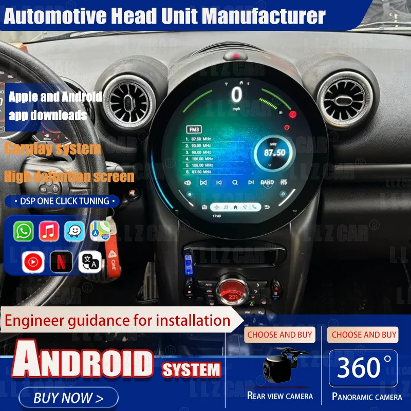 Новый Авторадио13 11.7 дюймов для BMW Mini Cooper R56 R57 R58 R59 R60 2006-2016 с Carplay, GPS-навигацией, стереоплеером, WiFi, 4G, DAB
Новый Авторадио13 11.7 дюймов для BMW Mini Cooper R56 R57 R58 R59 R60 2006-2016 с Carplay, GPS-навигацией, стереоплеером, WiFi, 4G, DAB