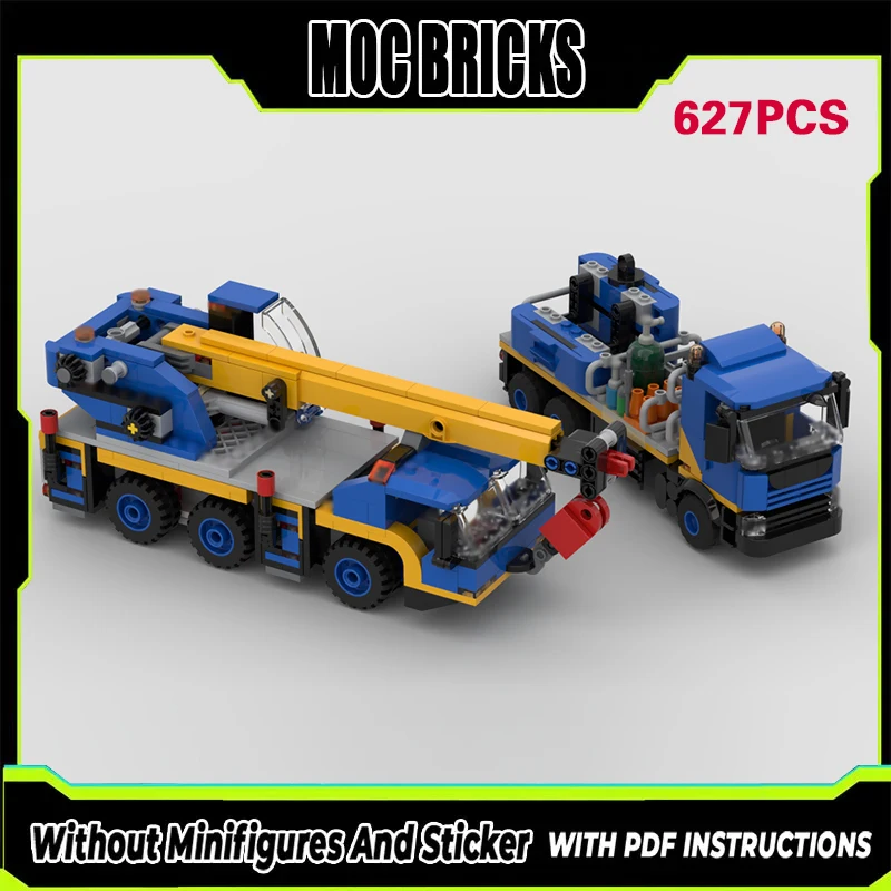 Конструктор City Car Model MOC: Мобильный кран и транспортное средство-поддержка. Модульная технология. Подарки. Набор для сборки. Детские игрушки.
Конструктор City Car Model MOC: Мобильный кран и транспортное средство-поддержка. Модульная технология. Подарки. Набор для сборки. Детские игрушки.