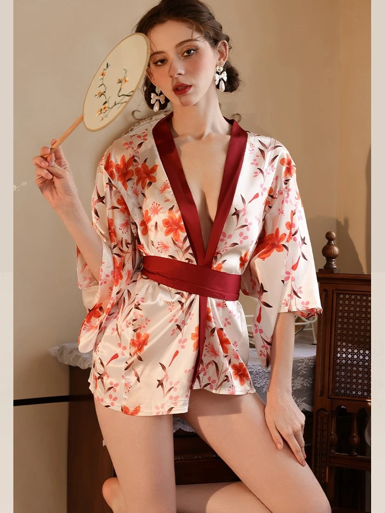 3XL Plus Size Sexy Japanese Kawaii Kimono Cosplay Lingerie Outfit Traditional Style Robe Nightclub Stage Performance Uniform
3XL Plus Size Sexy Japanese Kawaii Kimono Cosplay Lingerie Outfit Traditional Style Robe Nightclub Stage Performance Uniform