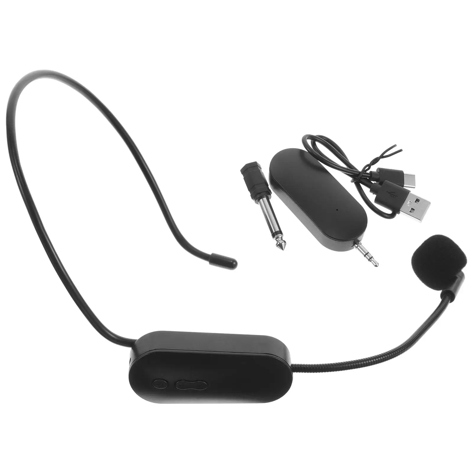 Head Mounted Wireless Microphone Rechargeable Voice Amplifier Headset for Teachers School Compatible Mini Mic
Head Mounted Wireless Microphone Rechargeable Voice Amplifier Headset for Teachers School Compatible Mini Mic