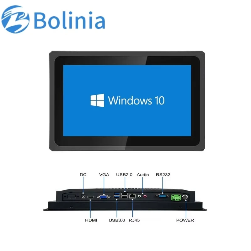 Whole Aluminum Casing 13.3inch X86 Industrial Embedded Touchscreen Panel Pc with IP65 Waterproof Front Panel
Whole Aluminum Casing 13.3inch X86 Industrial Embedded Touchscreen Panel Pc with IP65 Waterproof Front Panel