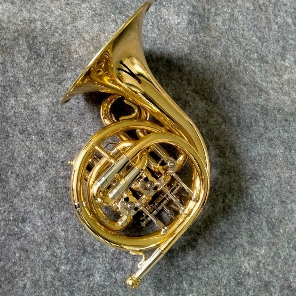 2025 Professional Mini French Horn Compact Gold Lacquered Brass Construction with 3 Rotary Valves
2025 Professional Mini French Horn Compact Gold Lacquered Brass Construction with 3 Rotary Valves