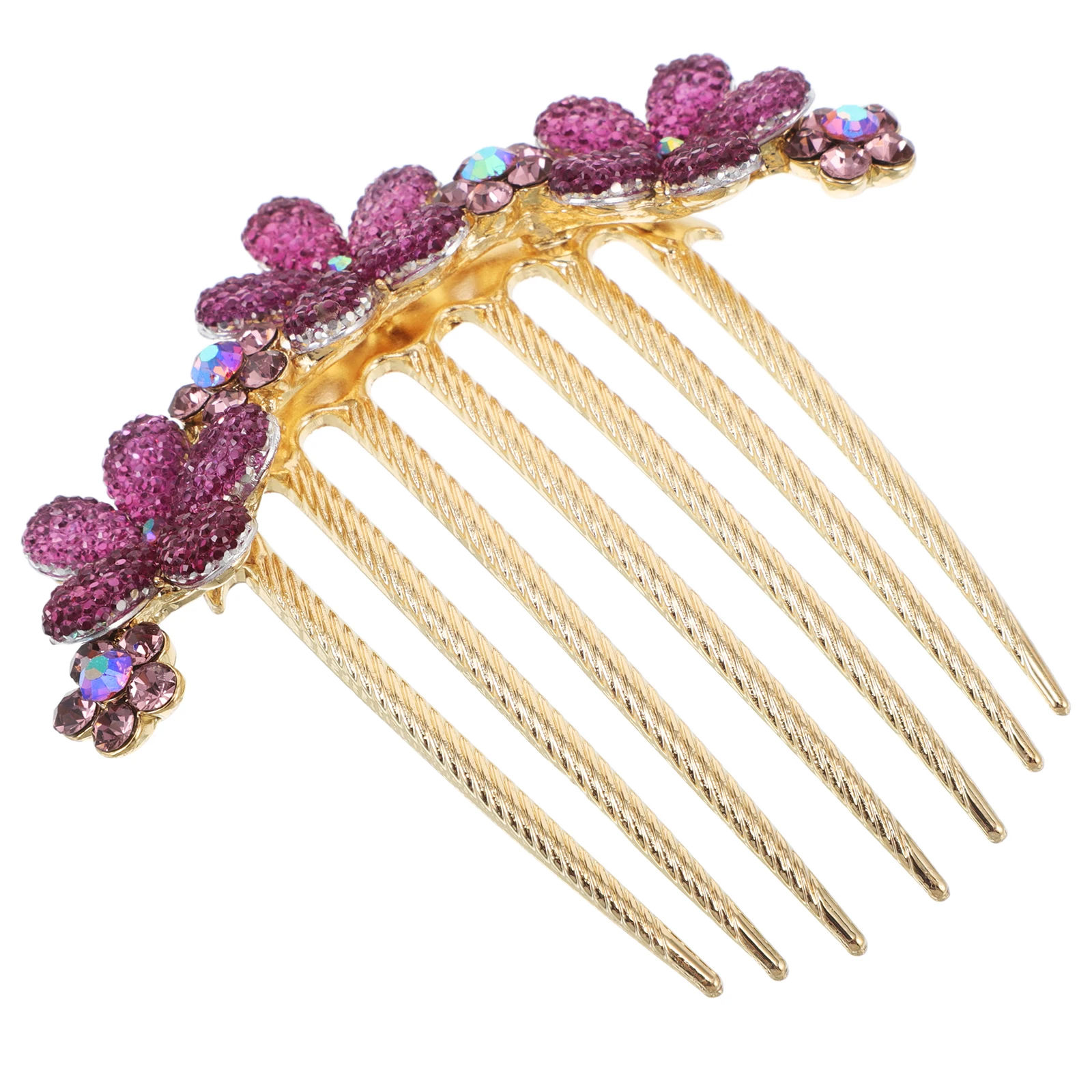Rhinestone Hair Comb Purple Crystal Decorative Combs for Women Bridal Wedding Bun Clip Elegant French Twist Hairstyles
Rhinestone Hair Comb Purple Crystal Decorative Combs for Women Bridal Wedding Bun Clip Elegant French Twist Hairstyles