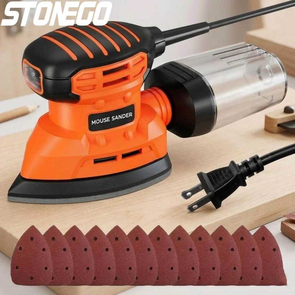 12Pcs Sandpaper Kit Electric Sander Dust Collection Wood Metal Polishing Corded Power Sanding Tool DIY Grinding Machine
12Pcs Sandpaper Kit Electric Sander Dust Collection Wood Metal Polishing Corded Power Sanding Tool DIY Grinding Machine