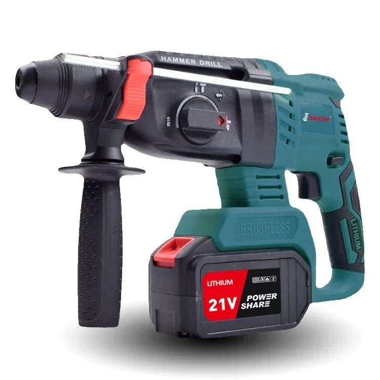 GUANG CHEN Electric Rotary Hammer drill 20V Cordless Hammer machine With Rechargeable Lithium Battery power hammer drills
GUANG CHEN Electric Rotary Hammer drill 20V Cordless Hammer machine With Rechargeable Lithium Battery power hammer drills