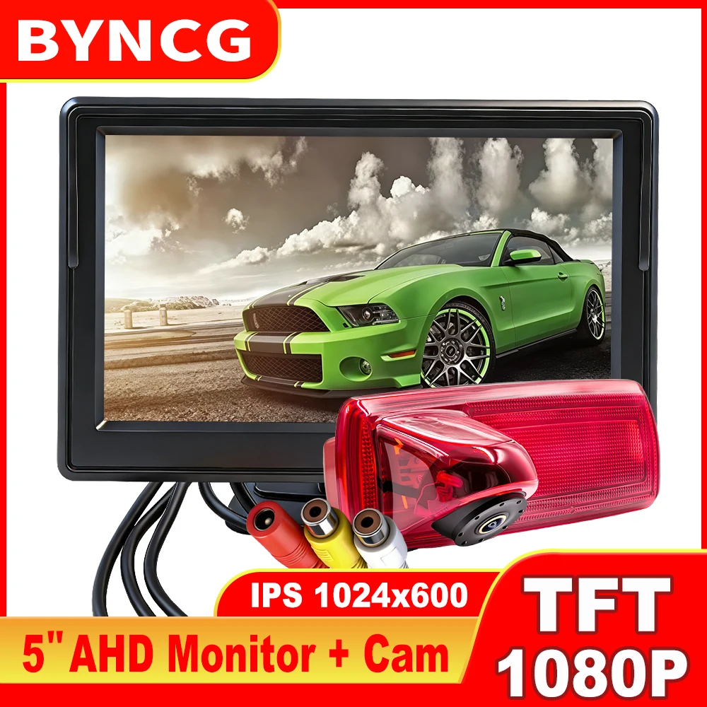 Car Display 5" AHD Brake Light Reverse Rear View Camera 1080P HD 170° Night VisionFor Opel Vivaro Renault Trafic 3
Car Display 5" AHD Brake Light Reverse Rear View Camera 1080P HD 170° Night VisionFor Opel Vivaro Renault Trafic 3