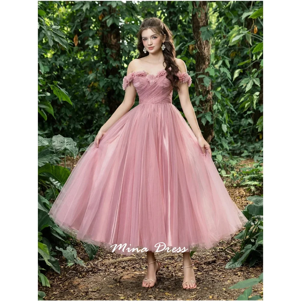 Mina One-length Shoulder Evening Dress Luxury Elegant Party Dresses Woman Customized Backless Sleeveless Flowers 2025 Prom Women
Mina One-length Shoulder Evening Dress Luxury Elegant Party Dresses Woman Customized Backless Sleeveless Flowers 2025 Prom Women