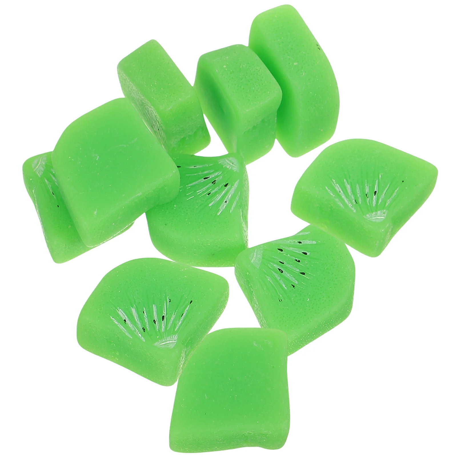 10 Pcs Simulated Kiwi Fruit Chunks Simulation Slice Model Artificial Photo Prop Plastic
10 Pcs Simulated Kiwi Fruit Chunks Simulation Slice Model Artificial Photo Prop Plastic