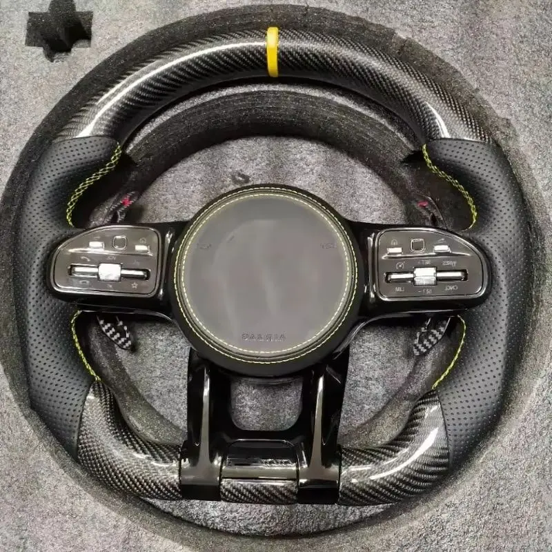 Руль из углеродного волокна для Mercedes Benz седан руль W205 W204 W222 W463 W464 AMG GLA GLC CLS CLA
Руль из углеродного волокна для Mercedes Benz седан руль W205 W204 W222 W463 W464 AMG GLA GLC CLS CLA