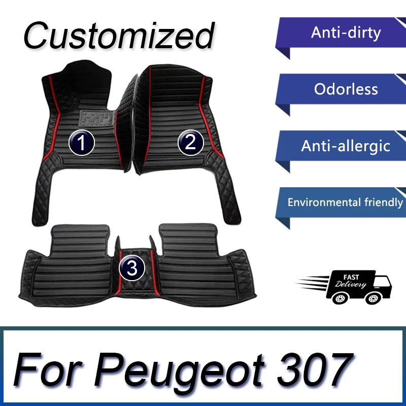 Автомобильные коврики на заказ для Peugeot 307, 2005, 2006, 2007, 2008, 2009, автомобильные роскошные кожаные коврики с полным покрытием для мужчин и женщин
Автомобильные коврики на заказ для Peugeot 307, 2005, 2006, 2007, 2008, 2009, автомобильные роскошные кожаные коврики с полным покрытием для мужчин и женщин