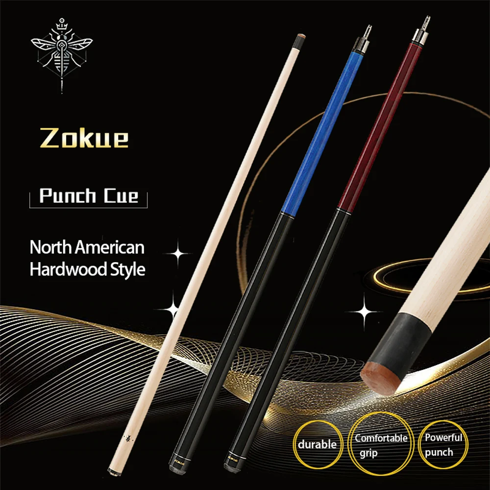 ZOKUE Break Cue Punch Cue Pool Cue Pool Stick 13mm Hard Tip 147cm Heavy Hitter Canadian Hard Rock Maple Shaft billiards cue
ZOKUE Break Cue Punch Cue Pool Cue Pool Stick 13mm Hard Tip 147cm Heavy Hitter Canadian Hard Rock Maple Shaft billiards cue