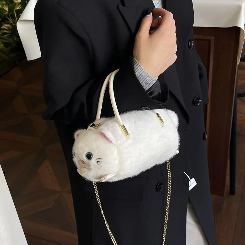 Fashion Designer Cat Cross bag Fluffy Fur Small Cute Simulated Cat Bag Casual Zipper Women's Handbag for Girls
Fashion Designer Cat Cross bag Fluffy Fur Small Cute Simulated Cat Bag Casual Zipper Women's Handbag for Girls