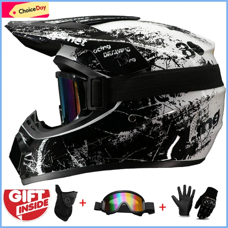 Motocross Youth Kids Child full Helmet Children Helmets motorcycle Casco Moto Off-road Goggles Gloves Protective Cycling Casque
Motocross Youth Kids Child full Helmet Children Helmets motorcycle Casco Moto Off-road Goggles Gloves Protective Cycling Casque