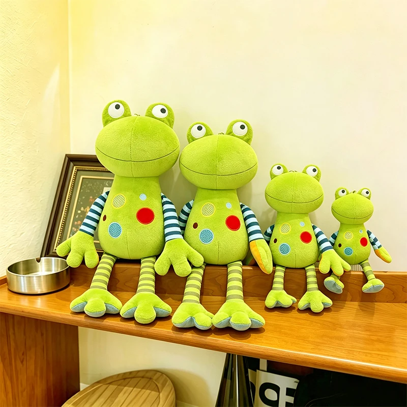 New Cartoon Frog Family Plush Dolls Green Soft Stuffed Animal Toys for Kids Bedroom Sofa Decor Perfect Birthday Christmas Gifts
New Cartoon Frog Family Plush Dolls Green Soft Stuffed Animal Toys for Kids Bedroom Sofa Decor Perfect Birthday Christmas Gifts
