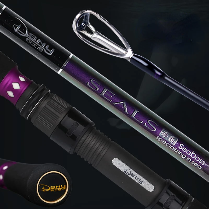 DSNY All FUJI Carbon Fiber Spinning Popping Fishing Rod 2.1m2.4m2.7m Lure 15-150g Line 10-70lb Ultralight Boat Rod For Sea Bass
DSNY All FUJI Carbon Fiber Spinning Popping Fishing Rod 2.1m2.4m2.7m Lure 15-150g Line 10-70lb Ultralight Boat Rod For Sea Bass