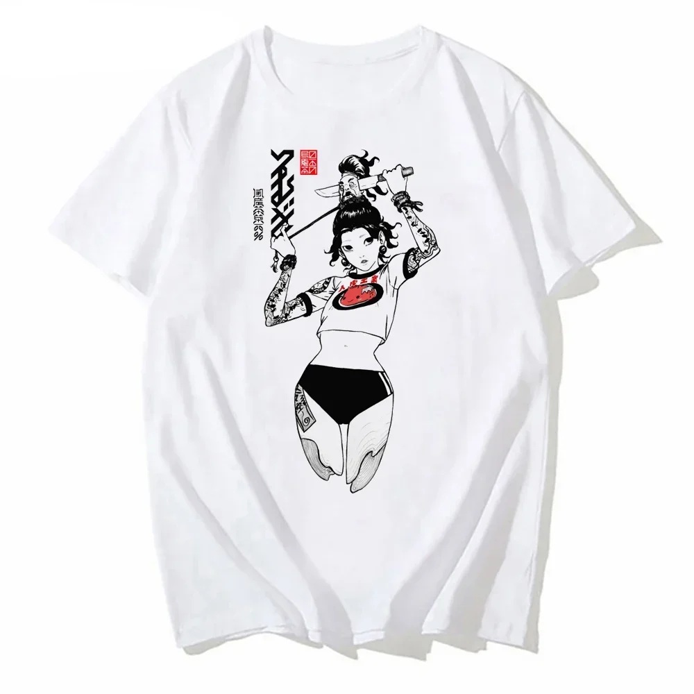 Cool Girl Samurai Cyberpunnkk Urban Style Print T-Shirt Short Sleeve Spring Summer Boy Clothes Tops Clothing male Tshirt
Cool Girl Samurai Cyberpunnkk Urban Style Print T-Shirt Short Sleeve Spring Summer Boy Clothes Tops Clothing male Tshirt