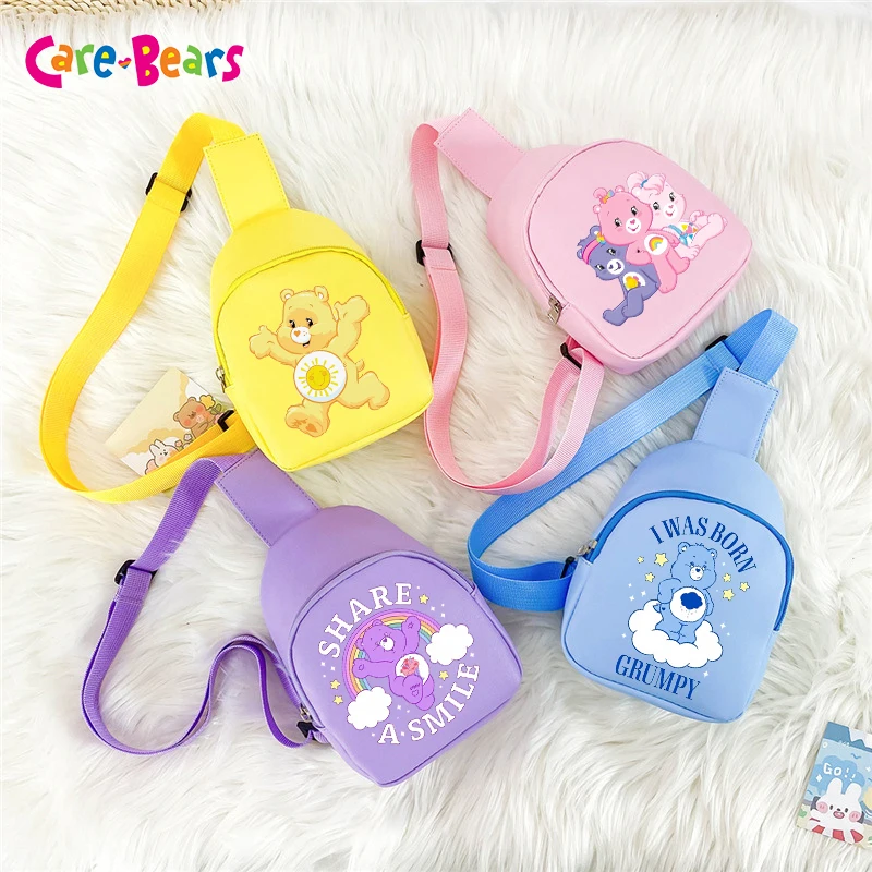 New Care Bears Shoulder Bag Children Kawaii Anime Figures Pattern Chest Bags Portable Large Capacity Outdoor Crossbody Bag Gifts
New Care Bears Shoulder Bag Children Kawaii Anime Figures Pattern Chest Bags Portable Large Capacity Outdoor Crossbody Bag Gifts