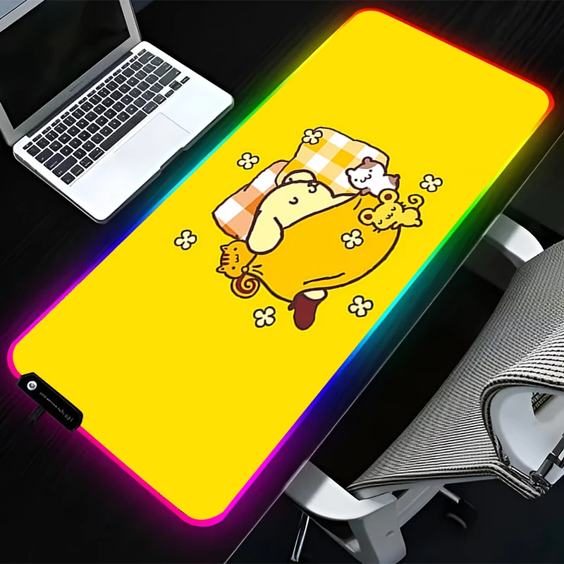 RGB LED Mouse Pad HD Rubber Mousepad Extended Pad PC Accessories Desk Mat P-pompompurin Non Slip Gaming Mats Office Keyboard Pad
RGB LED Mouse Pad HD Rubber Mousepad Extended Pad PC Accessories Desk Mat P-pompompurin Non Slip Gaming Mats Office Keyboard Pad