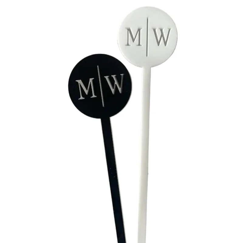 100PCS Personalized Engraved Letter Stirrer Wedding Drink Stirrers Customized Cocktail Stirrers Custom Drink Stirrers For Party
100PCS Personalized Engraved Letter Stirrer Wedding Drink Stirrers Customized Cocktail Stirrers Custom Drink Stirrers For Party