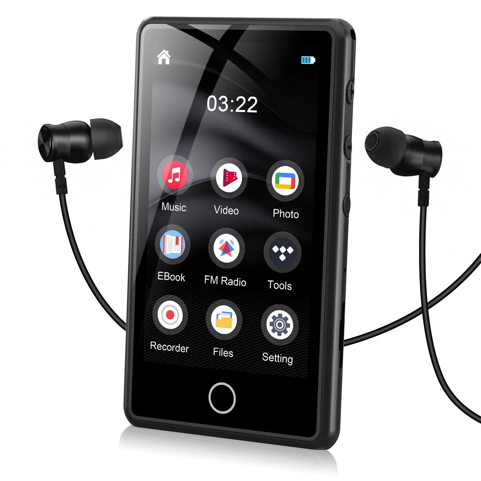 MP3-плеер для студентов, поддерживает карты TF до 512 ГБ (карта не входит в комплект), длительное время работы от батареи, Bluetooth 5.0, расширяемая память для детей и взрослых.
MP3-плеер для студентов, поддерживает карты TF до 512 ГБ (карта не входит в комплект), длительное время работы от батареи, Bluetooth 5.0, расширяемая память для детей и взрослых.