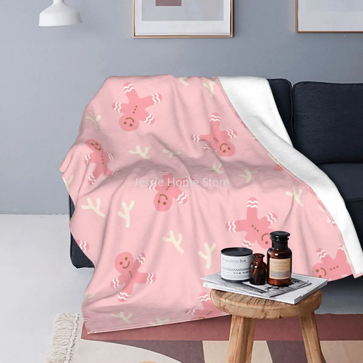 Christmas Gingerbread Man Blankets Fleece Autumn/Winter Portable Lightweight Thin Throw Blanket for Bed Bedroom Bedspreads
Christmas Gingerbread Man Blankets Fleece Autumn/Winter Portable Lightweight Thin Throw Blanket for Bed Bedroom Bedspreads