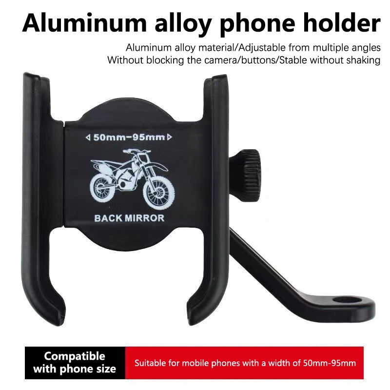 Aluminum Alloy Motorcycle Bike Mobile Phone Holder GPS Stand Holder Handlebar Phone Bracket Mounting Clip
Aluminum Alloy Motorcycle Bike Mobile Phone Holder GPS Stand Holder Handlebar Phone Bracket Mounting Clip