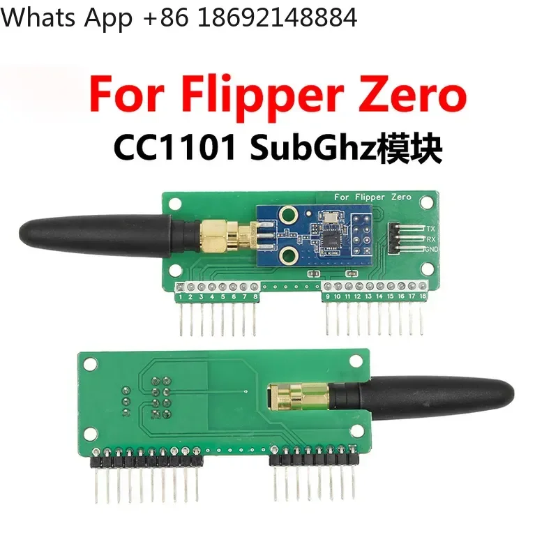 CC1101 SubGHz Module suitable for Flipper Zero 433MHz
CC1101 SubGHz Module suitable for Flipper Zero 433MHz