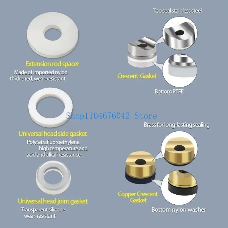 652F Pack Of 1 Tip Washer Repair 50 Sealing Gaskets 5 Models For Airless Sprayer Accessories Maintenance And Leak Prevention
652F Pack Of 1 Tip Washer Repair 50 Sealing Gaskets 5 Models For Airless Sprayer Accessories Maintenance And Leak Prevention