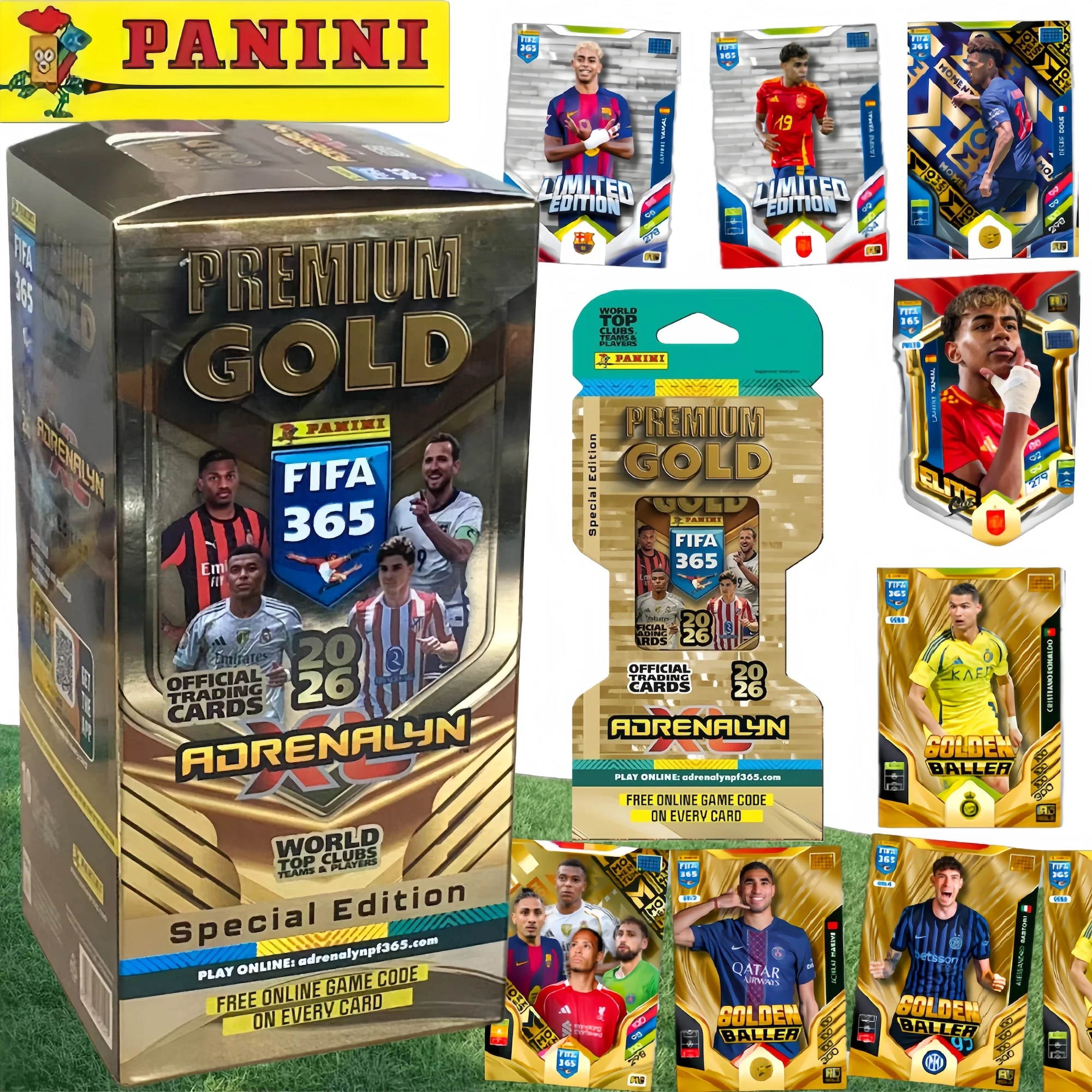 PANINI 2026 FIFA 365 Top Star Limited Gold Edition - Official Authentic Soccer Football Cards
PANINI 2026 FIFA 365 Top Star Limited Gold Edition - Official Authentic Soccer Football Cards