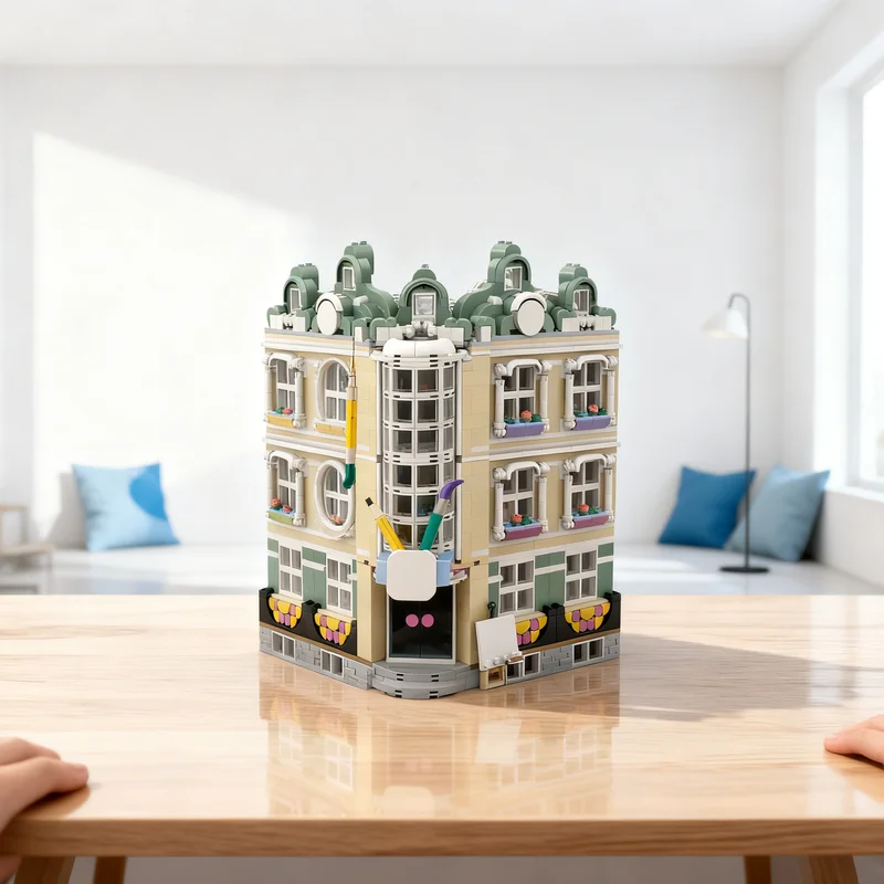 2264pcs MOC Art School Corner Modular Streetscape Model Building blocks Architecture Christmas gifts toy idea Education
2264pcs MOC Art School Corner Modular Streetscape Model Building blocks Architecture Christmas gifts toy idea Education
