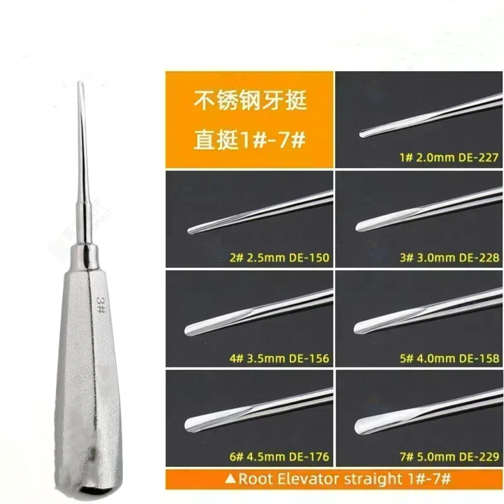 Dental Elevators Orthodontic Oral Instruments Extraction Elevators Minimally Invasive Stainless Steel Curved Apical Elevators
Dental Elevators Orthodontic Oral Instruments Extraction Elevators Minimally Invasive Stainless Steel Curved Apical Elevators