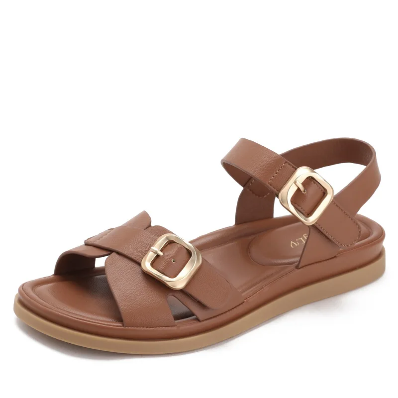 Женские сандалии больших размеров (36-42) на платформе с ремешком и пряжкой, летние, элегантные, удобные, нескользящие, пляжные, 2026
Женские сандалии больших размеров (36-42) на платформе с ремешком и пряжкой, летние, элегантные, удобные, нескользящие, пляжные, 2026