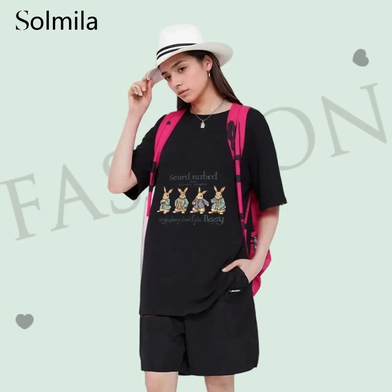 Casual Summer Tee Oversized Women T Shirt Casual Outing Short Sleeve Style Suitable For Spring, Summer, Autumn
Casual Summer Tee Oversized Women T Shirt Casual Outing Short Sleeve Style Suitable For Spring, Summer, Autumn