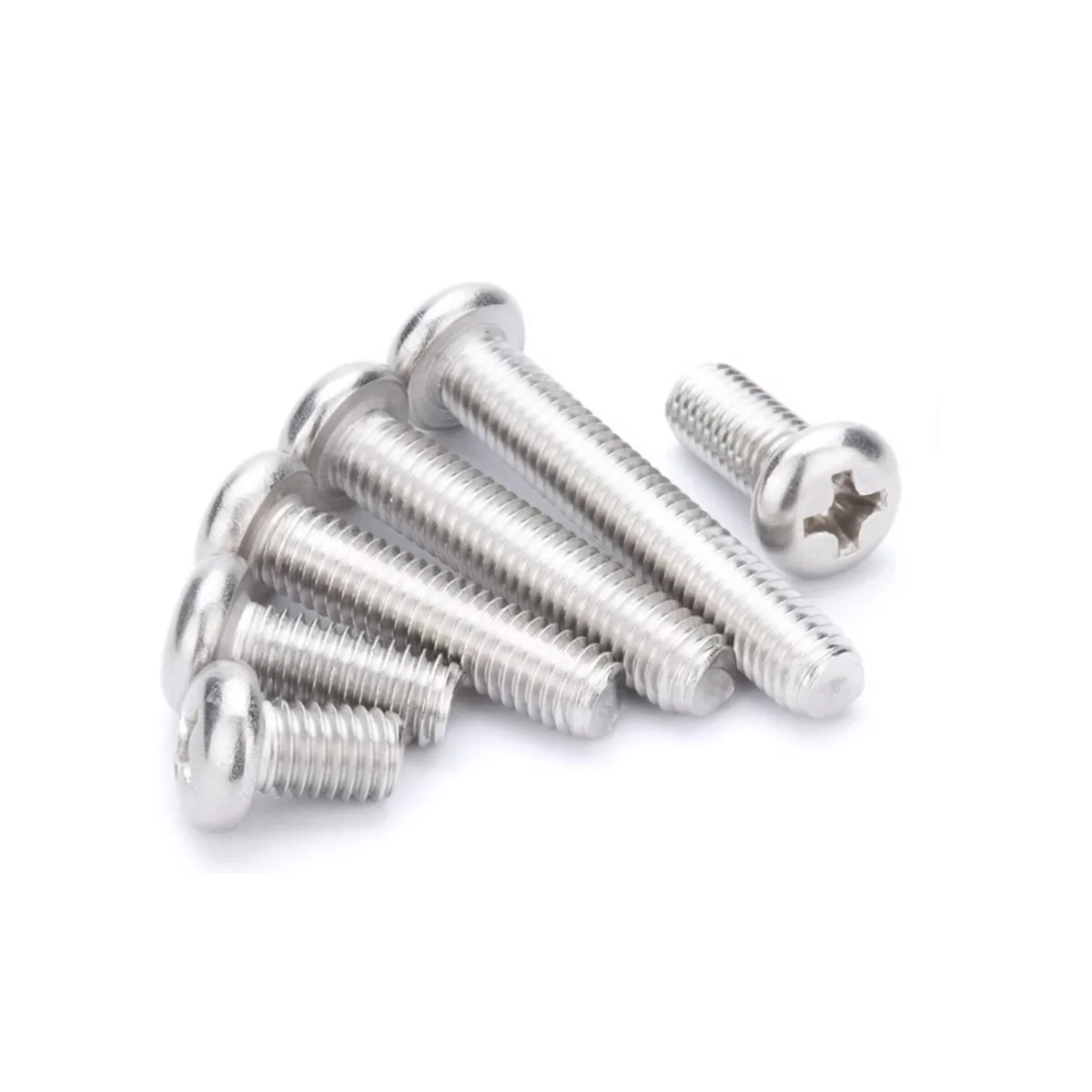 304 Stainless Steel Round Head Screw / Pan Head Cross Bolt / Small Screw M2M3M4M5M6
304 Stainless Steel Round Head Screw / Pan Head Cross Bolt / Small Screw M2M3M4M5M6